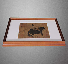 临清书画装裱配框服务案例